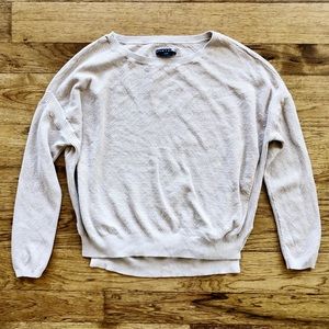 ALICE + OLIVIA Textured Knit Cashmere Sweater